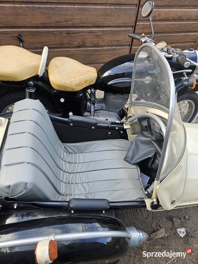 Mz Es 2501 Jaskółka z wózkiem bocznym Nowa Sól