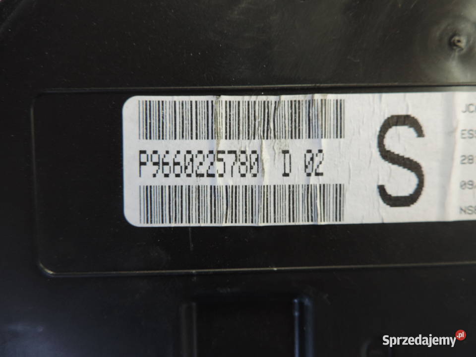 LICZNIK ZEGARY CITROEN C3 C2 14 B P9660225780 osobowe Nowy Sącz sprzedam