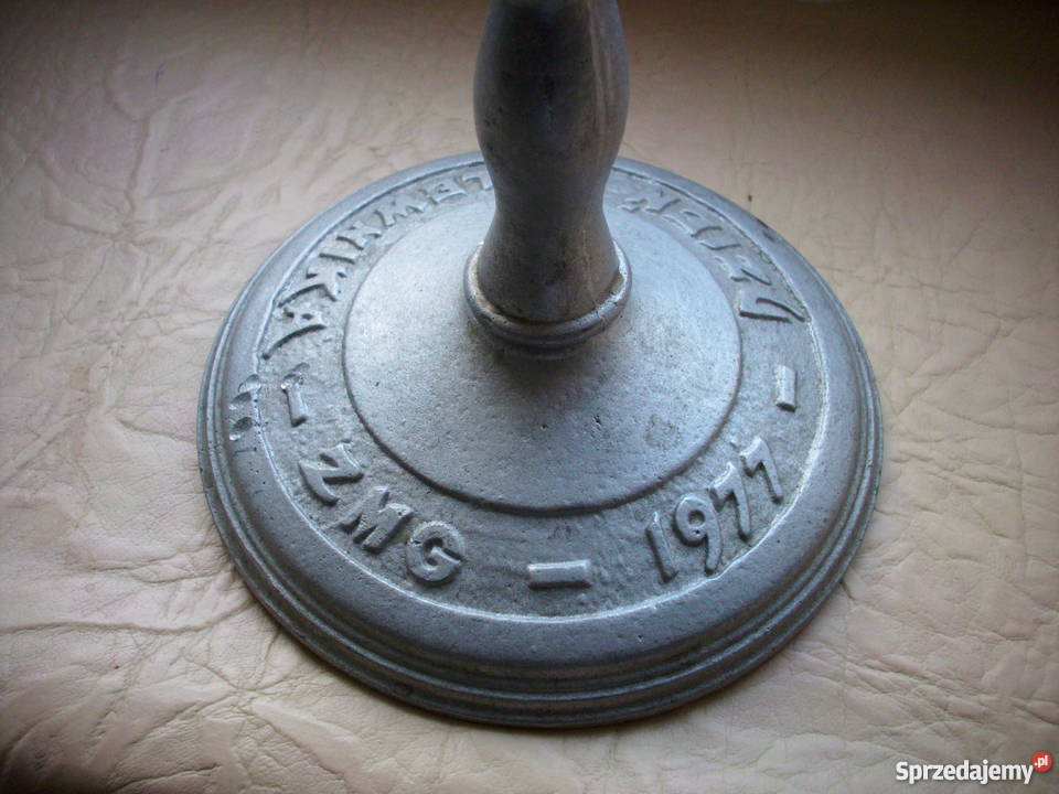 Duży kolekcjonerski świecznik ZM Ursus Dekoracje i ozdoby Barlinek