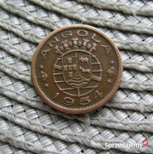 Angola Portugalska 50 Centavos 1954r Kalisz