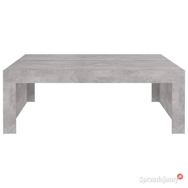 vidaXL Stolik kawowy szarość betonu 100x100x35 mazowieckie Warszawa