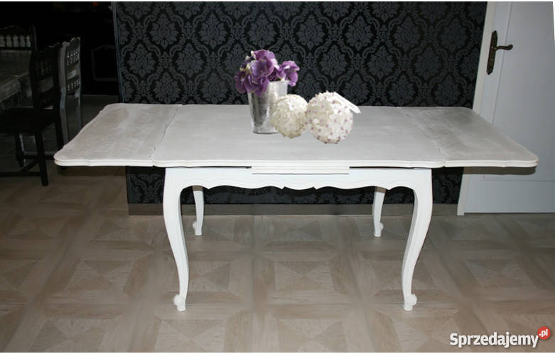 Ludwikowski prostokątny stół rozkładany biały Lublin