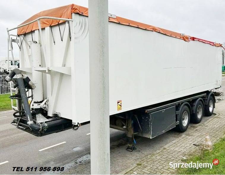 Naczepa wywrotka z wydmuchem do śruty do paszy Biała Podlaska