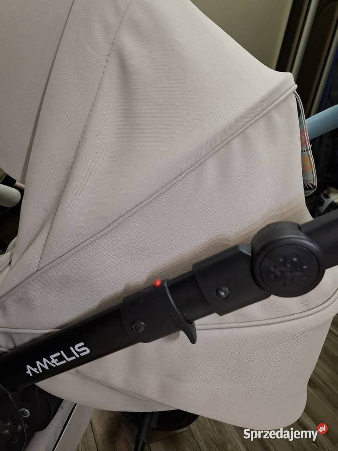 Amelis Hugo wózek spacerowy dziecka akcesoria czarny Kraków sprzedam