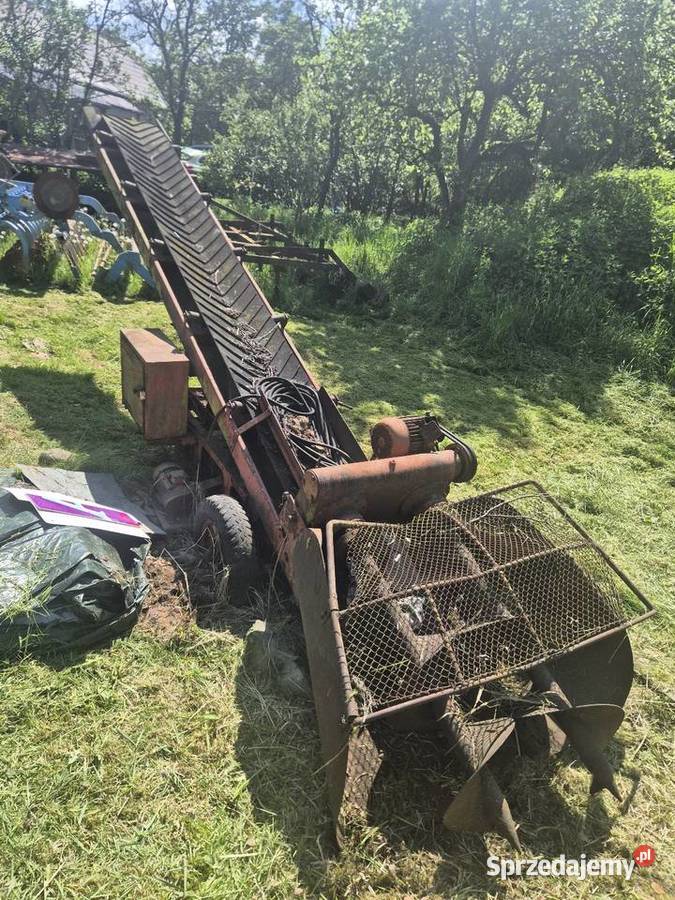 Taśmociag robot do załadunku zbóż z pryzmy nieuszkodzony