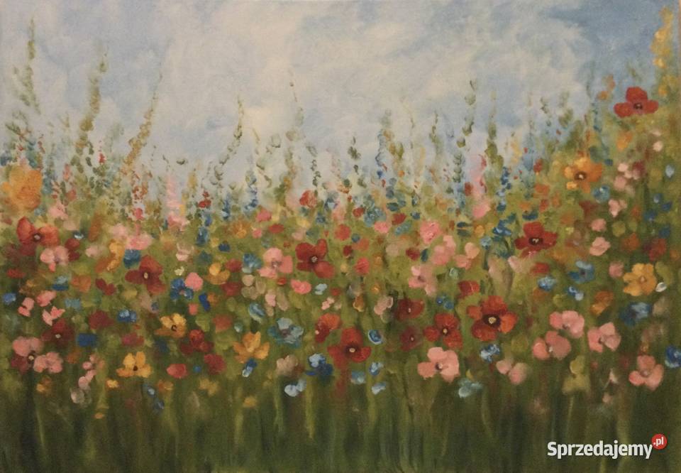 Obraz olejny na płótnie pejzaż nowy Lublin