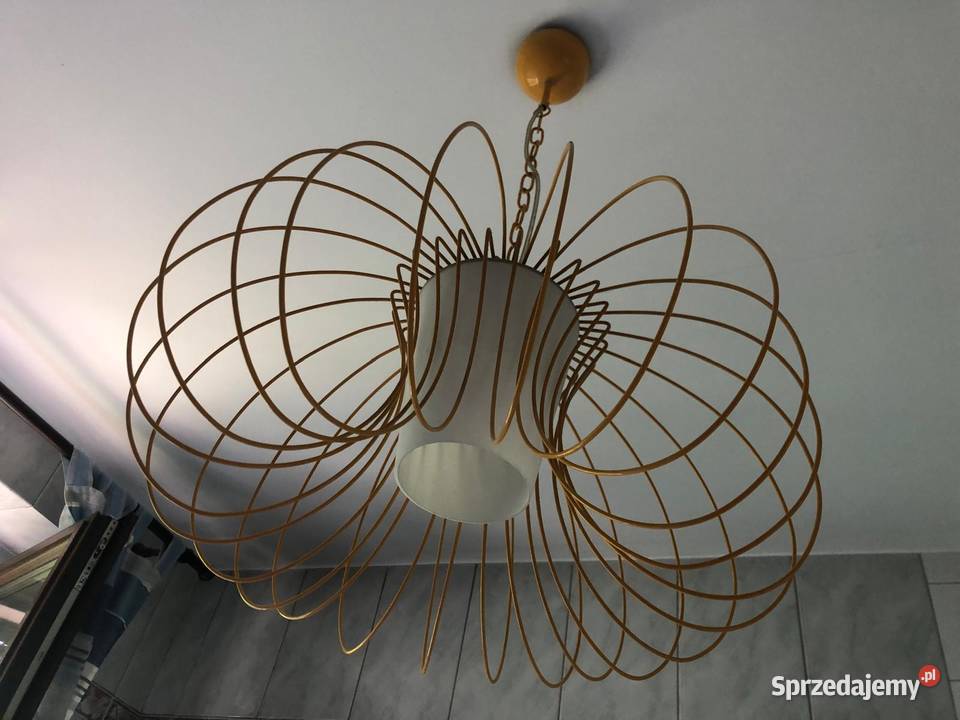 Lampa wisząca druciana z kloszem Mosina