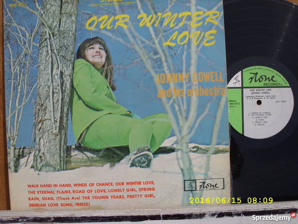 Pop LP JOHNY COWELLOUR WINTER LOVE Canada