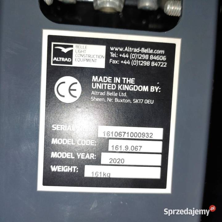 Zagęszczarka belle RPC 3050 Przemyśl