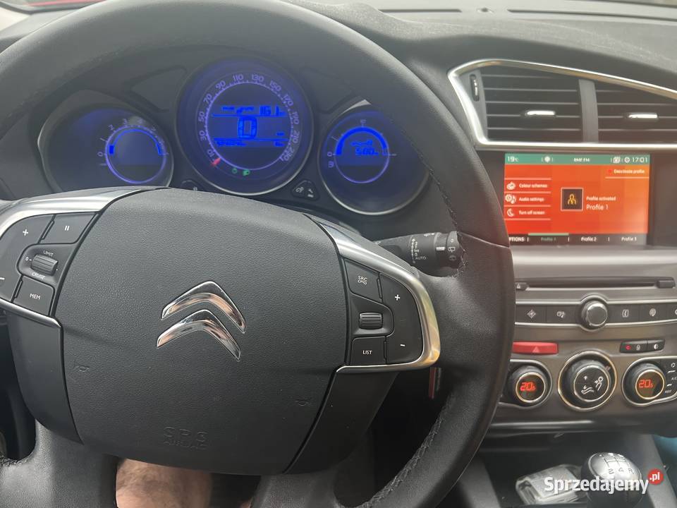 Citroen C4 z małym przebiegiem 41000 czujnik martwego pola Nysa sprzedam