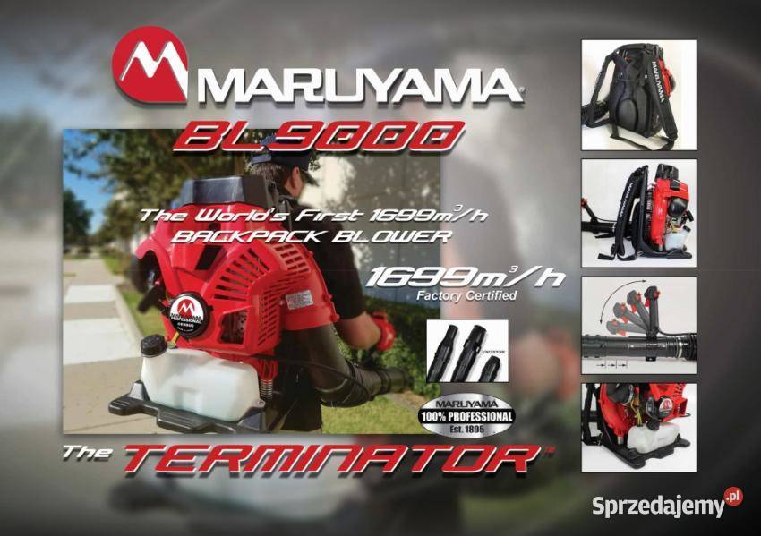 SPALINOWA PLECAKOWA DMUCHAWA DO LIŚCI BL9000 Pozostałe Opalenica