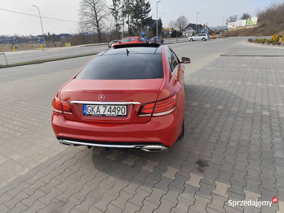 Mercedes C207 lift E350 AMG skórzana tapicerka Klasa E pomorskie Lębork