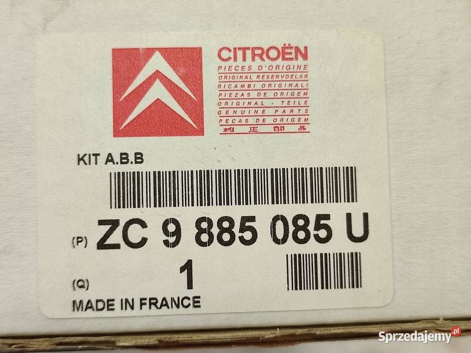 LAMPA HALOGEN LEWY CITROEN XANTIA 1993 Oświetlenie