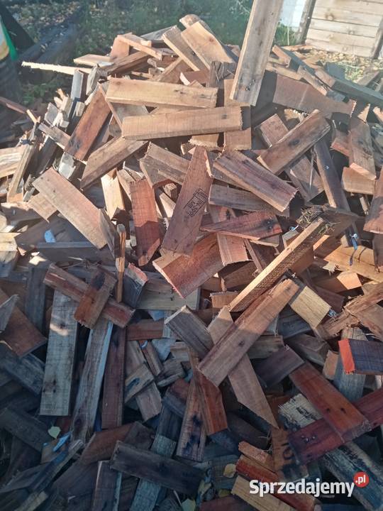 Drewno opałowe rozpalkowe paletowe