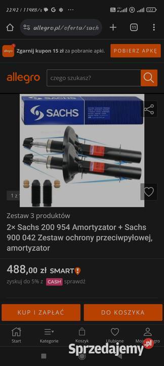 Zawieszenie przednie kpl seat leon 1m 2001r Pozostałe Ciężkowice