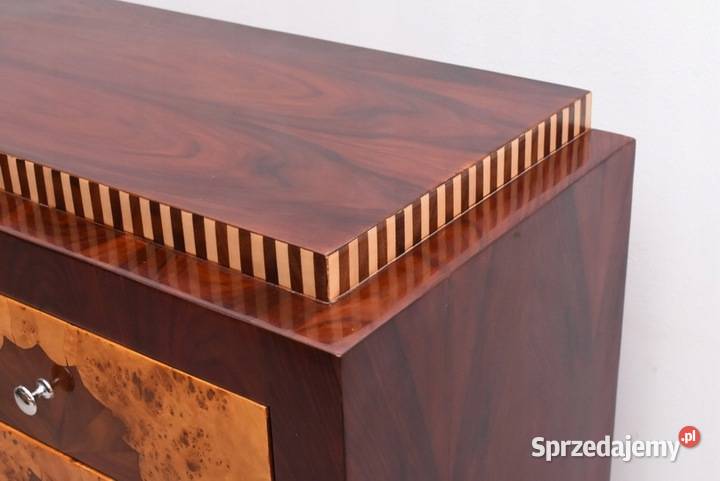Drewniana Komoda Art Deco 8 Szuflad Regał sprzedam