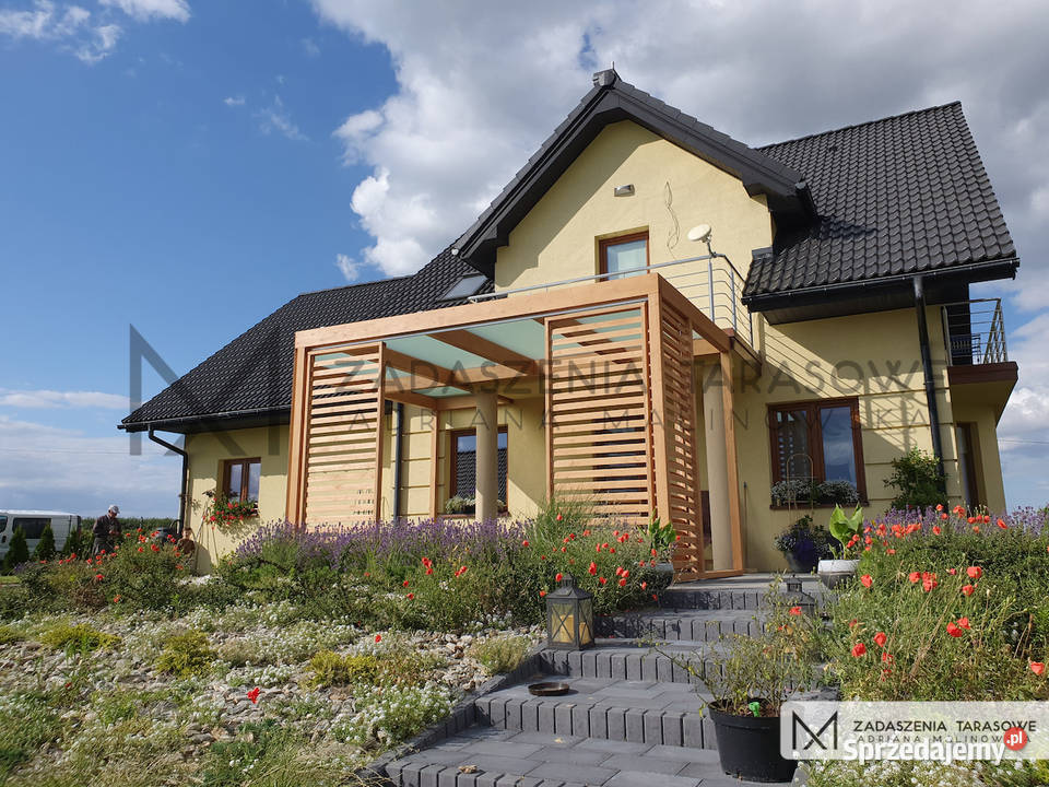 Nowoczesna pergola tarasowa Strzegom