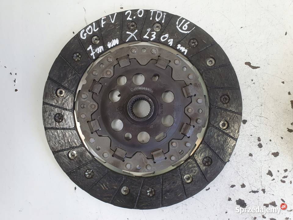 VW Golf V 19 TDI TARCZA DOCISK sprzęgło Chełm