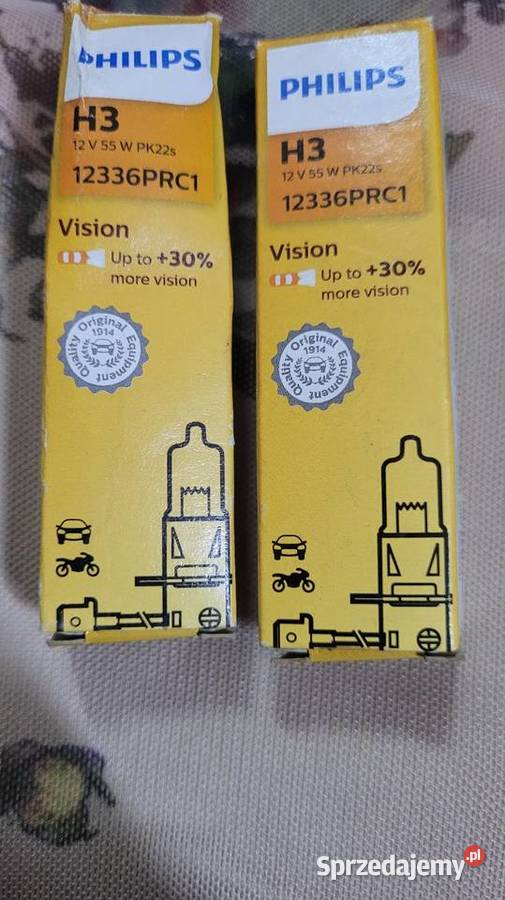 Żarówka 2 H3 12V55 W PK22S 12336PRC1 Ciechanowiec