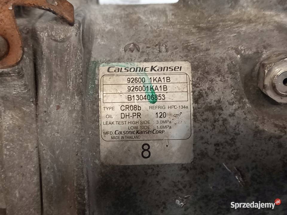 JUKE 13r 16 B HR16 HR16DE 114 sprężarka Kielce sprzedam