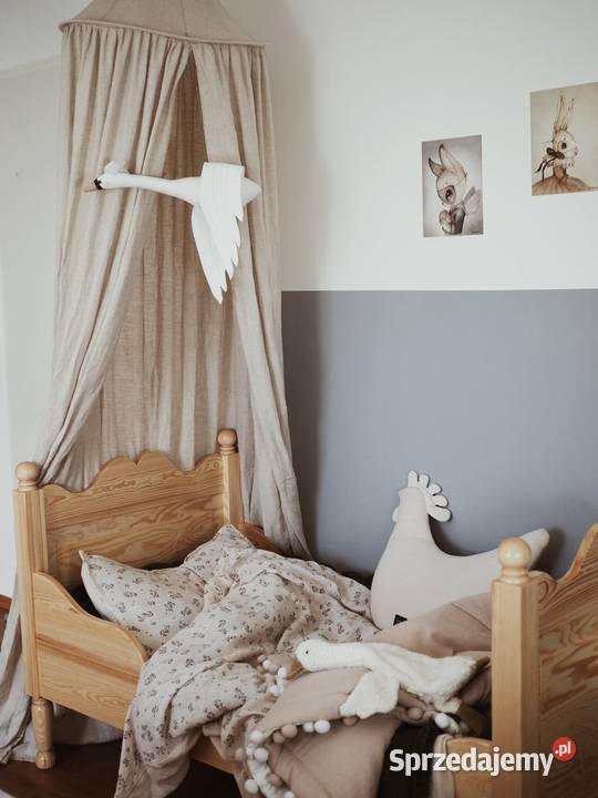 Łóżko drewniane dziecięce AMI PRODUCENT OLLMEBEL Warszawa sprzedam