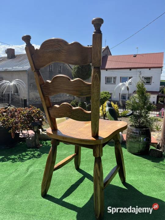 Holenderskie krzesła drewniane