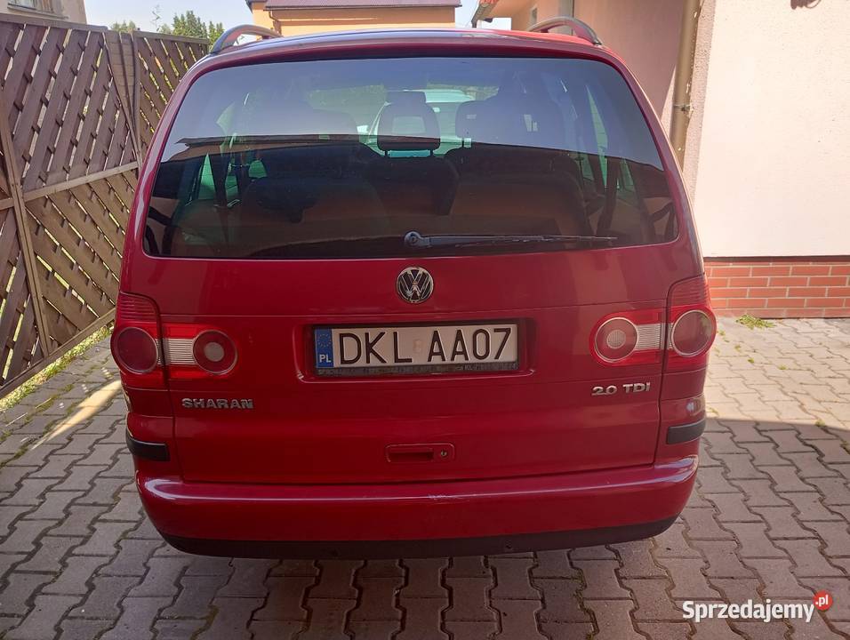 Funkcjonalny VW Sharan zamiana Sharan Paczków