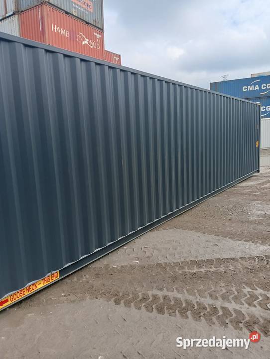 Kontener morski 40hc antracyt double door Nowy Sącz