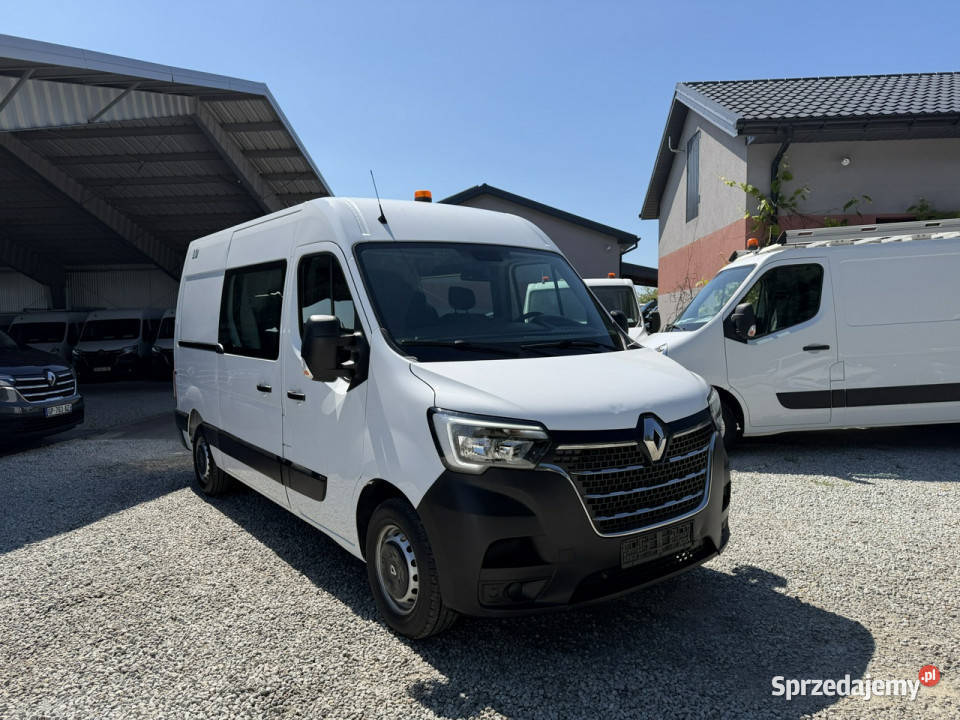 Renault Master średniak L2H2 Brygadówka 7osobowa serwisowany w ASO mazowieckie Warszawa