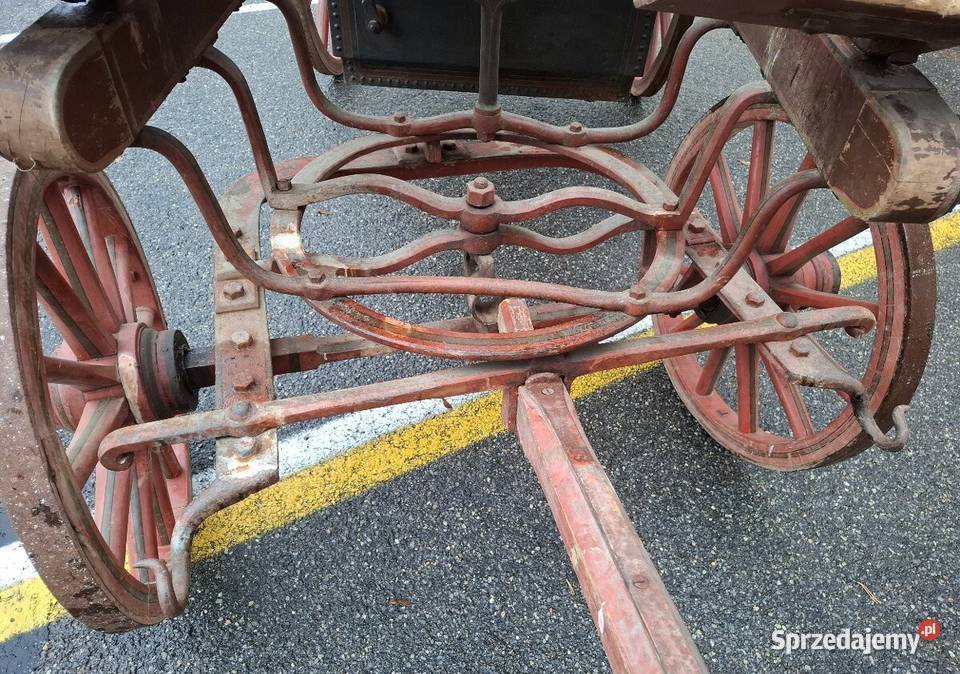 Stary konny wóz strażacki 1889 do remontu 1kg Goleniów sprzedam