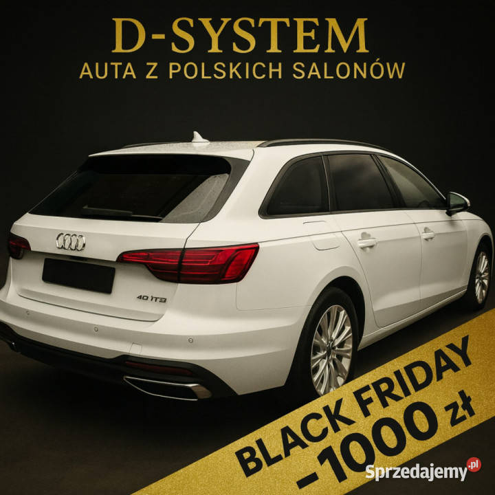 Audi A4 2020 Salon Polska 1Właściciel ledy Białystok