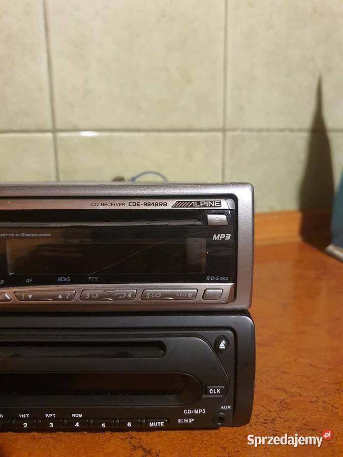 Radia samochodowe Alpine i ESP niesprawdzone Łódź sprzedam