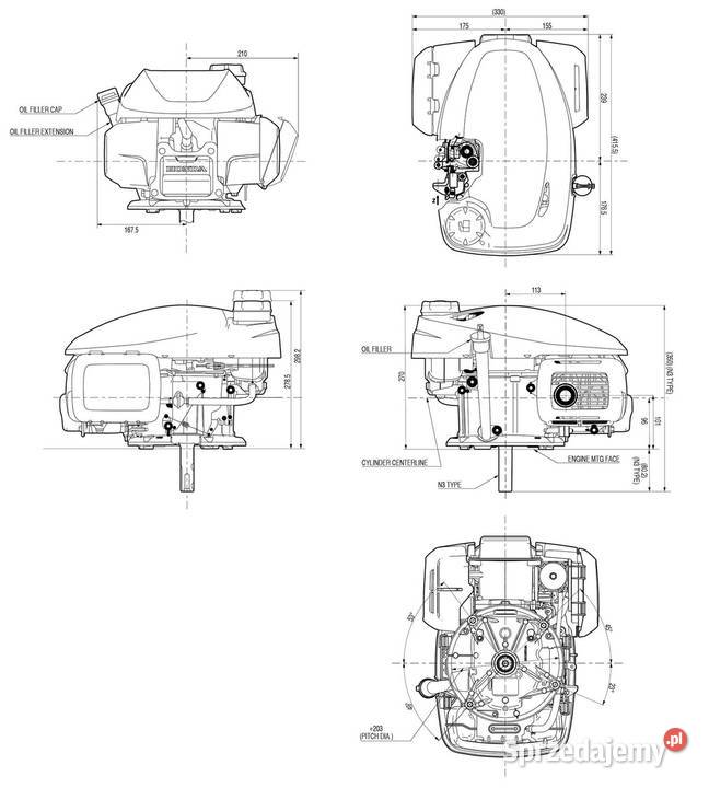SILNIK HONDA GCV200 DO KOSIARKI SPALINOWY Opalenica