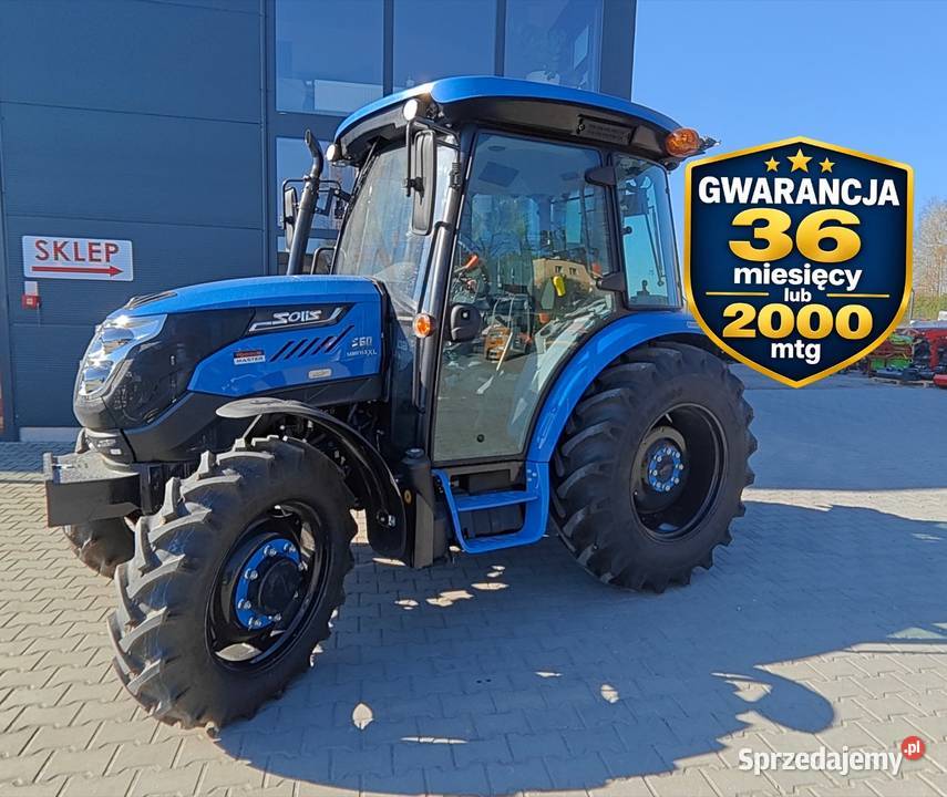 Ciągnik Solis S60 60 4x4 klima GW 36mies zacz Zaczep dolny Wyszogród sprzedam