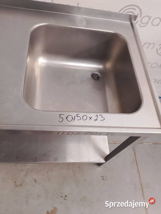 Stół ze zlewemP i półką 120x70x85 Wrocław