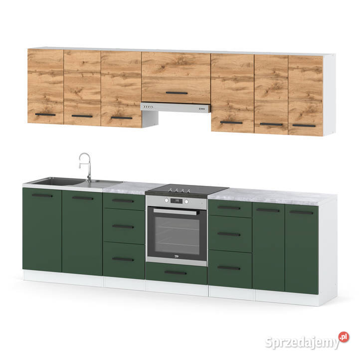 Kuchnia Duża Piekarnik Nowoczesna 28m Biały Dąb Elbląg