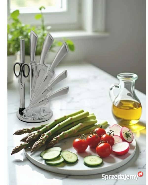 Noże na stojaku Łódź sprzedam