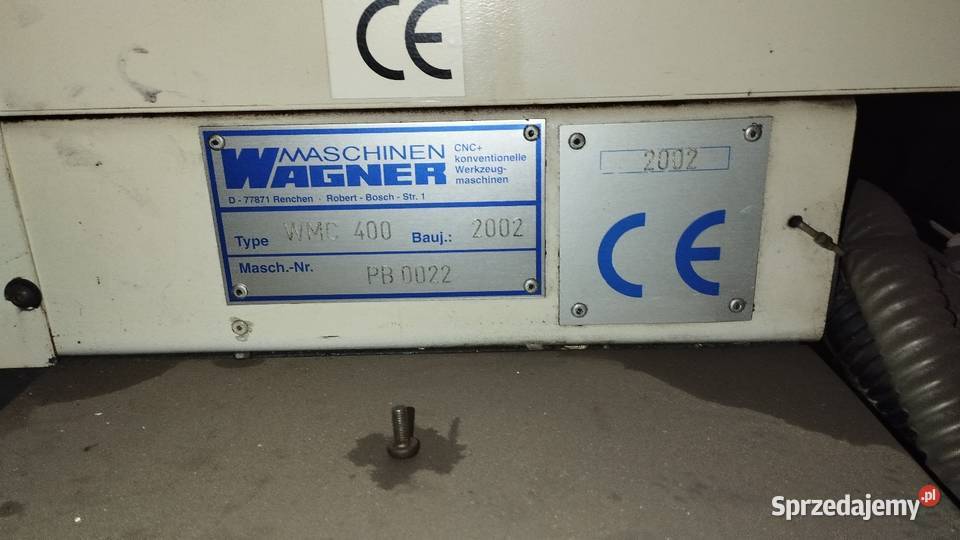 Frezarka CNC Wagner sterowanie CSMIO Mirzec sprzedam