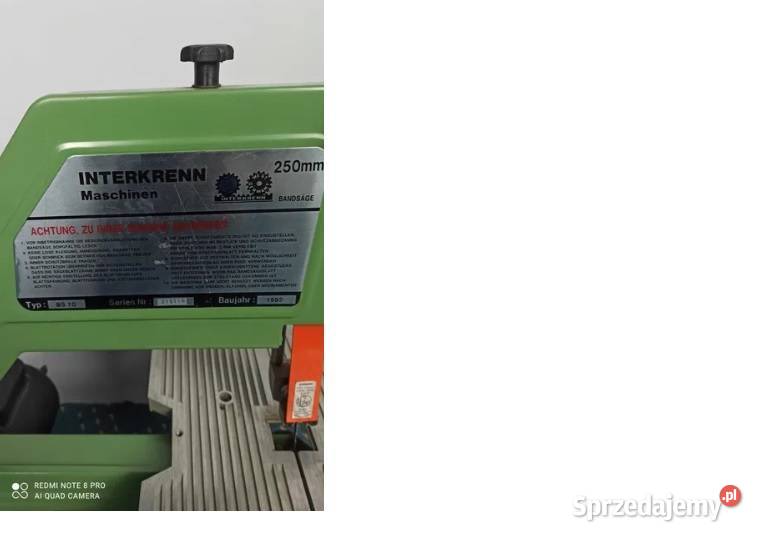 Piła taśmowa Interkrenn Maschinen BS10 Wadowice