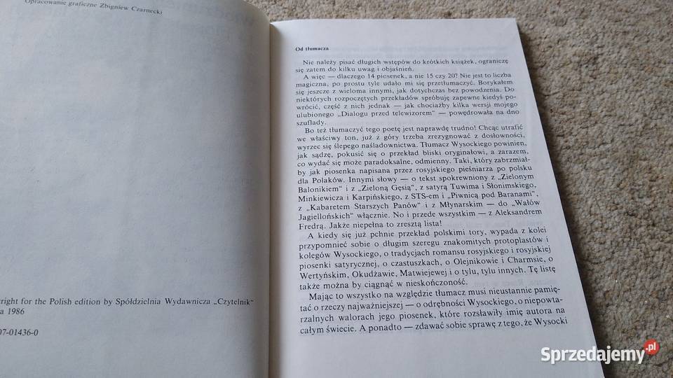 14 piosenek w przekładach Fedeckiego Włodzimierz sprzedam