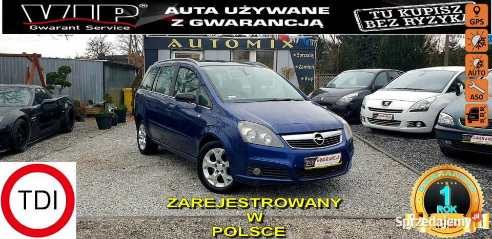 Opel Zafira SPRZEDANY NaviNajlepszy19CDTI 7 Os Zafira Świdnica