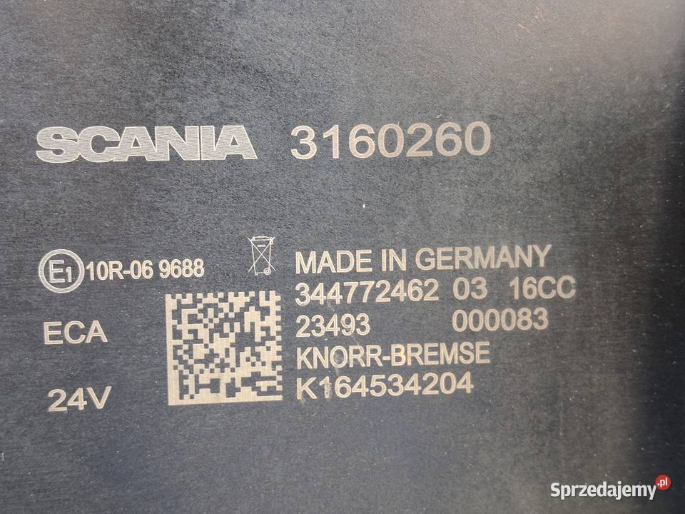 SCANIA NTG AUTOMATYCZNY SIŁOWNIK SPRZĘGŁA ECA ciężarowe