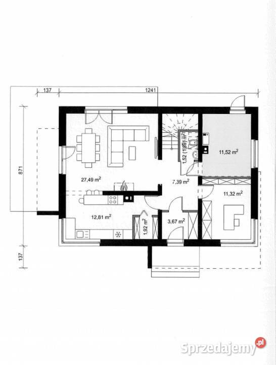 Dom wolnostojący 130m2 Głogoczów Domy
