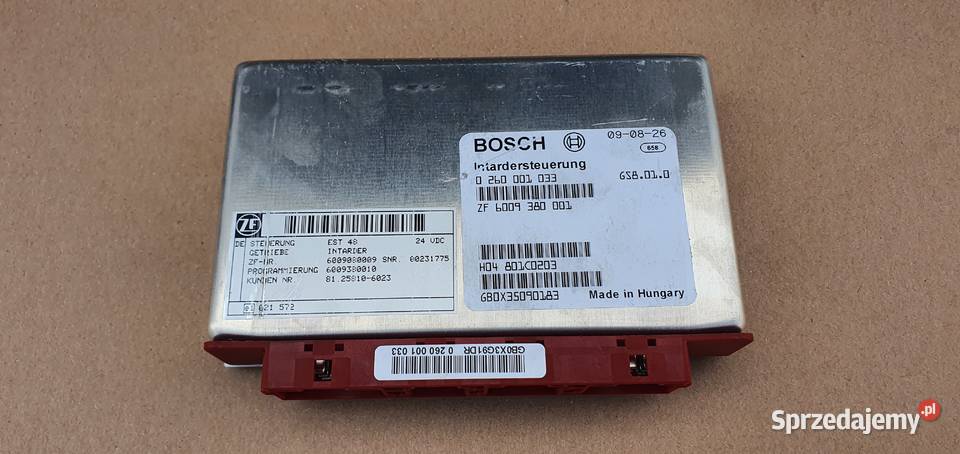 MAN TGX TGA TGS KOMPUTER STEROWNIK INTARDER Bieleń sprzedam