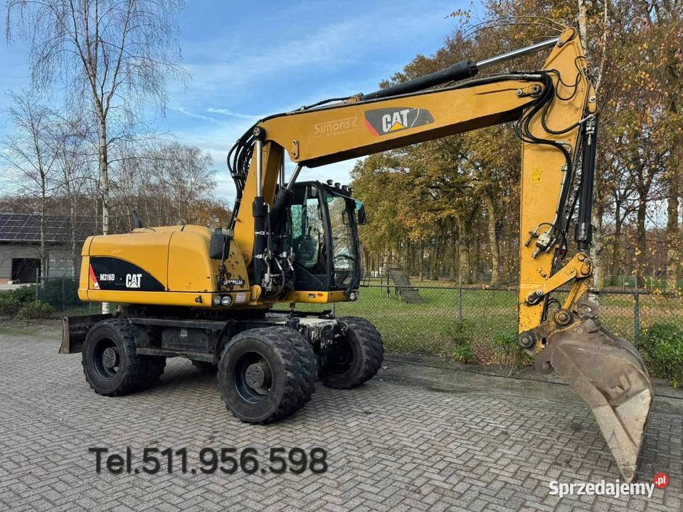 Koparka kolowa Catetpillar M 316 D tez leasing Warszawa