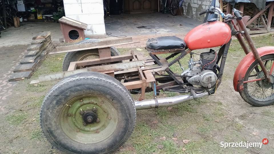 Trójkołowiec WSK 125 Motocykle, skutery, quady podkarpackie Zaklików