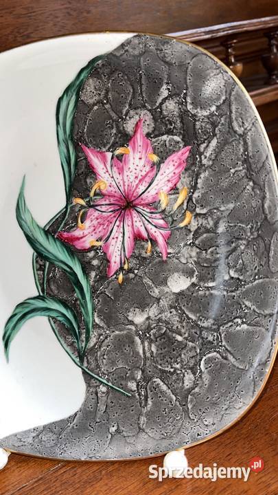 Paterka miseczka ręcznie malowana G M W 1958 r Porcelana i szkło Gdańsk