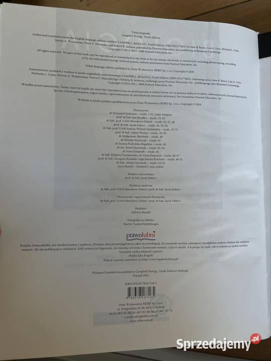 biologia campbella Warszawa