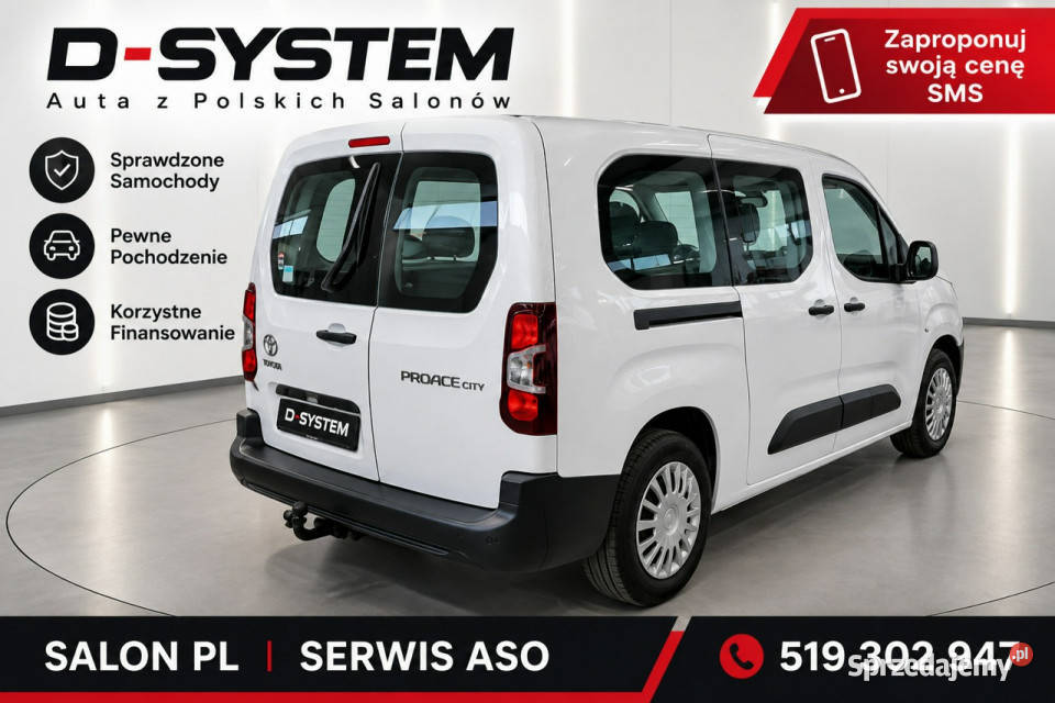 Toyota Proace City Verso 23 Proace City Verso klimatyzacja podlaskie Białystok