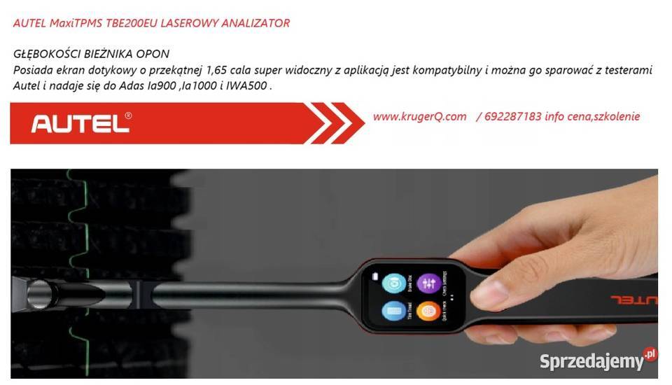 Autel MaxiTPMS TBE200EU laserowy analizator